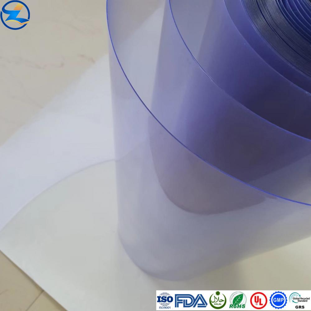 2mm Transparent Embossed Soft Flexible PVC Plastic Film in Roll