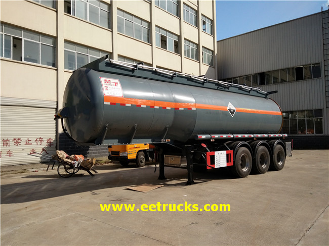 28500 Litres Hydrochloric Acid Trailer Tankers