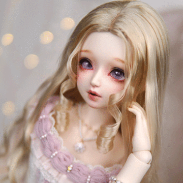 BJD Wig Girl Long Curly Hair SD/YOSD/MSD Doll