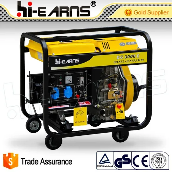 3KVA electric small portable home generator open diesel generator