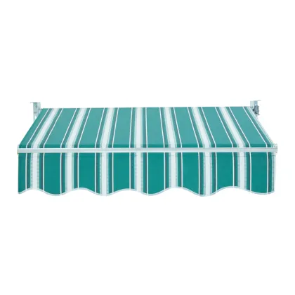 Retractable Outdoor Awning: Folding Arm Sunshade Store Manual Awning