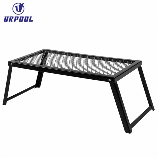 Newest Foldable Camp BBQ Grill: Camping Charcoal Grill, Trailer Gas Stove Oven