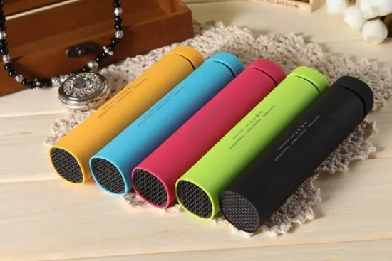 Multi-color mini speaker powerbank 4000mAh power bank with bluetooth speaker 3 in 1