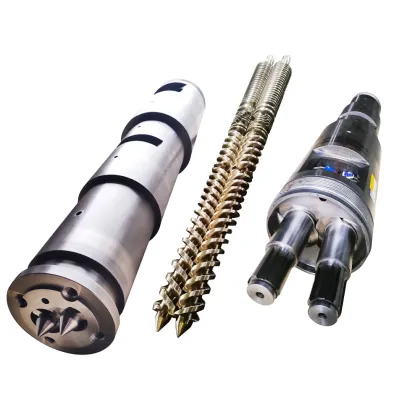 High-Quality Cincinnati Bimetallic Extruder Conical Twin-Screw Barrel for Plastic Extrusion Machinery