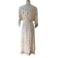 Evelyn V-Neck Tassel Midi Dress