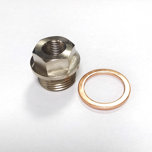 Sensor Adapter Oil Water Pressure Temp M12x1.25-1/8NPT