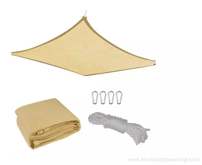 Waterproof Square Sun Shade Sail with UV Protection