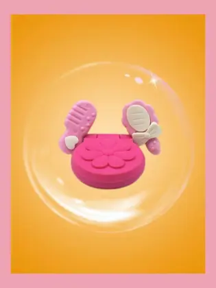 Cosmetic boxed eraser