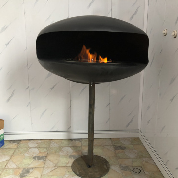 Ground Steel Rose Gold Edition Bio Ethanol Fire