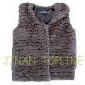 Gilet en fausse fourrure fille chaud