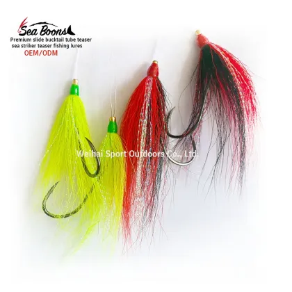 Custom Offshore Tackle: Bucktail Teasers and Saltwater Fishing Jigs
