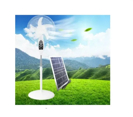 Hot Selling 16-inch 9-Speed Rechargeable & Solar Powered Standing Electric Fan