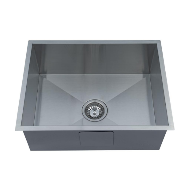stainless steel counter with sink