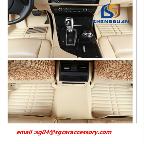China factory  5D all round pu leather car mats