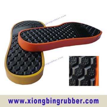 Recycle, colorful men's casual rubber sole