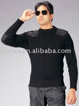 men's army sweater