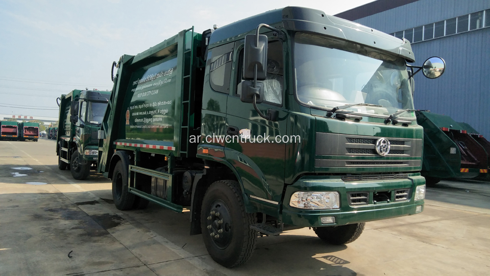 تصدير إلى سريلانكا RHD 12cbm شاحنة إدارة النفايات