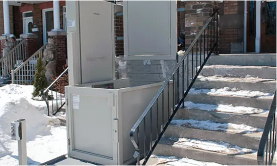 Outdoor Indoor Vertical Wheelchair Platform Lift for Disabled