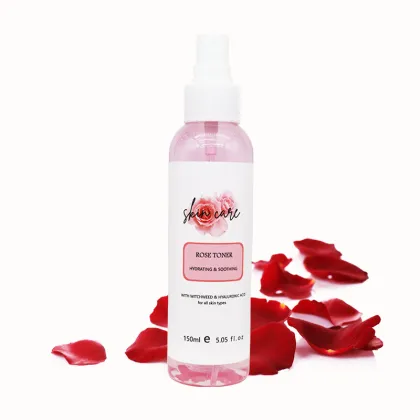 Aloe Vera Hydrating Moisturizing Face Toner Rose Water Spray