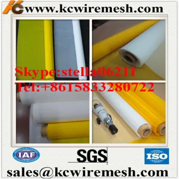 Top quality!!! Kangchen Silk screen printing yellow polyester monofilament silk screen mesh