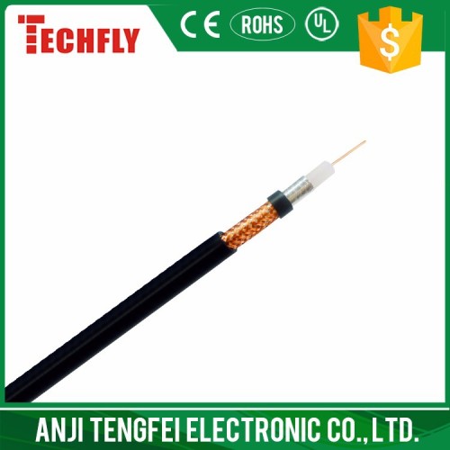 Coaxial cable,BC conductor,HDPE +Al Foil + Copper Braid