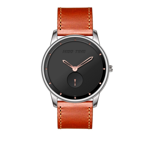 geniune leather sale dials man's straps quartz watch