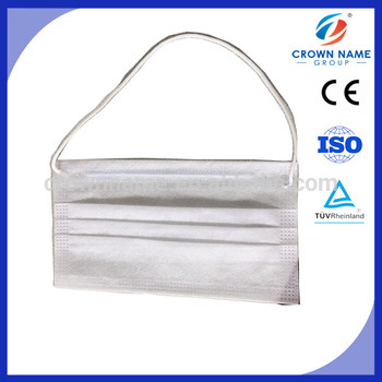 Dispoasble medical 1 ply or 2 ply PP face mask