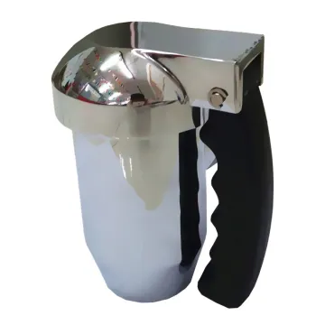 Fully Jacketed Stationary Kettle Plug type food product draw-off valve of standard 2" diameter