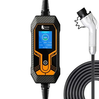 Feyree Factory Direct Sale: 11KW Portable EV Charger - 16A EV Fast Charger for EV Connectors