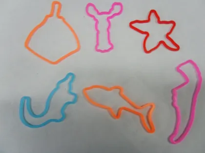 fashion silicone rubber band silicone silly band hair elastic band