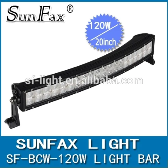 China Wholesaler 120w led light bar 20'' curved led offroad light bar for Jeep, 4x4 car led light bar for SUV, Truck
