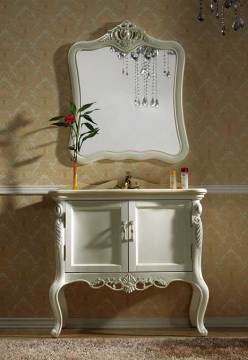 Antique bathroom cabinet