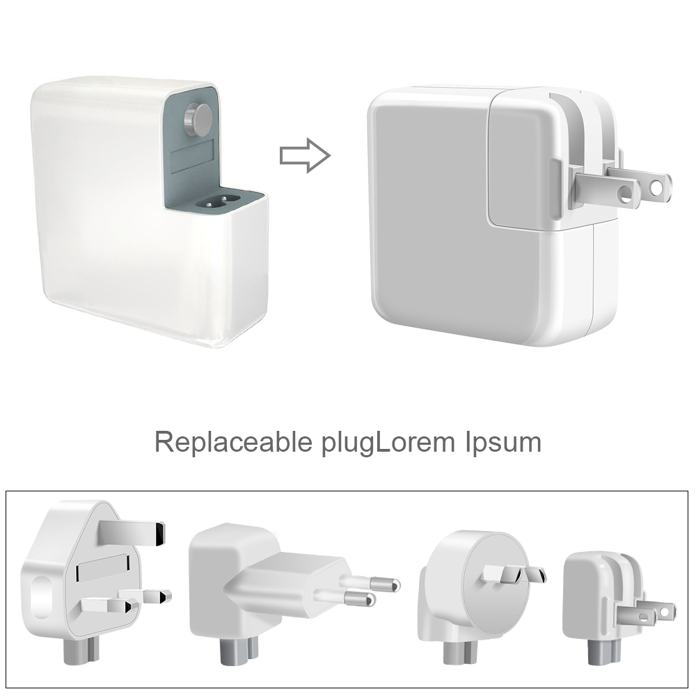 مهايئ شاحن USB من نوع C بقدرة 30 واط لمحول Apple