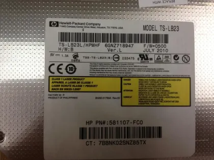 Hp 8x Dl Dvd Rw Blu Ray Optical Disc Drive Double Layer 1tb Sata Drive