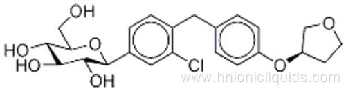D-Glucitol, 1,5-anhydro-1-C-[4-chloro-3-[[4-[[(3S)-tetrahydro-3-furanyl]oxy]phenyl]m ethyl]phenyl]-,( 57187377,1S)- CAS 864070-44-0 