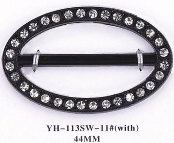 Fashion Clear Stone Decorated Belt Buckle