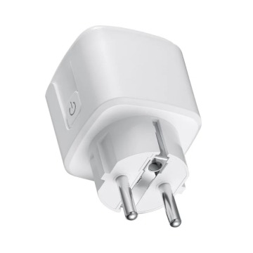 16A HomeKit Smart EU Plug with WiFi Socket, Power Monitoring, Timing Function, and Voice Control for Alexa & Google Assistant