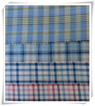 Yarn-dyed printing grid fabrics used for shirt