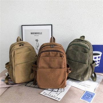 Wholesale Durable Custom Vintage Canvas Travel Backpack
