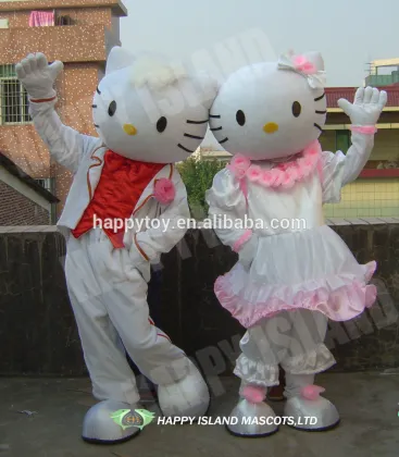 Hot sale Kitty mascot costume/cartoon mascot costumes