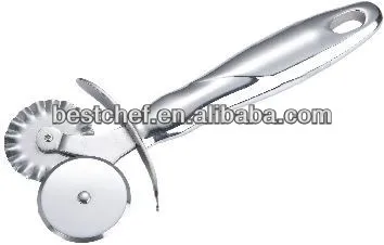 18-10 stainless steel Luxe double pastry wheel