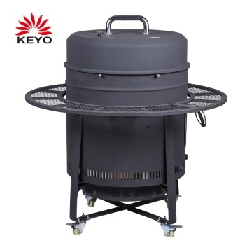 KEYO Heavy Duty Vertical BBQ Grills Smoker With Roaster Rob