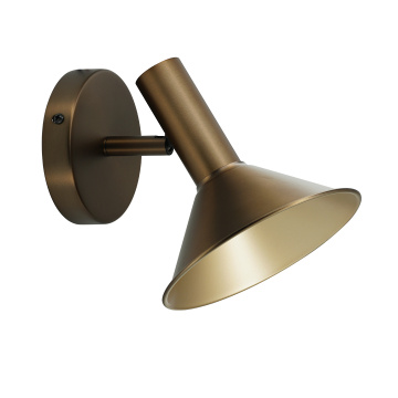 Scones de parede de metal Candeeiro de parede de bronze antigo para sala de estar