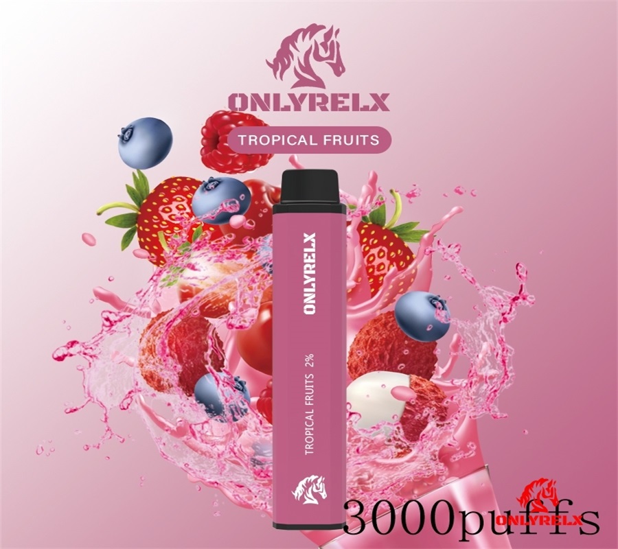 Fluxo de ar ajustável 3000puffs sabores vape descartáveis