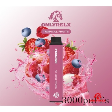 Airflow ajustable 3000puffs desechables sabores de vape