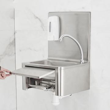 Ruitai Wall gắn đầu gối vận hành Bồn rửa nhà bếp không gỉ