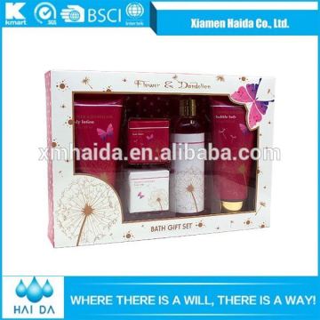 Fashion skin whitening body scrub set