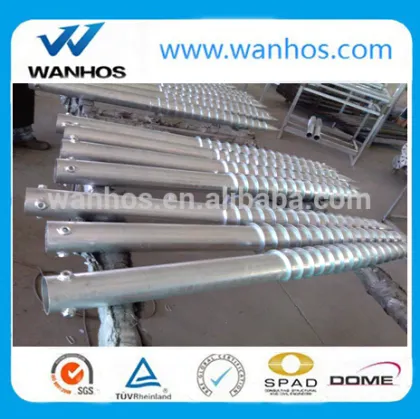 Solar photovoltaic pile Ground screw foundations construction screws