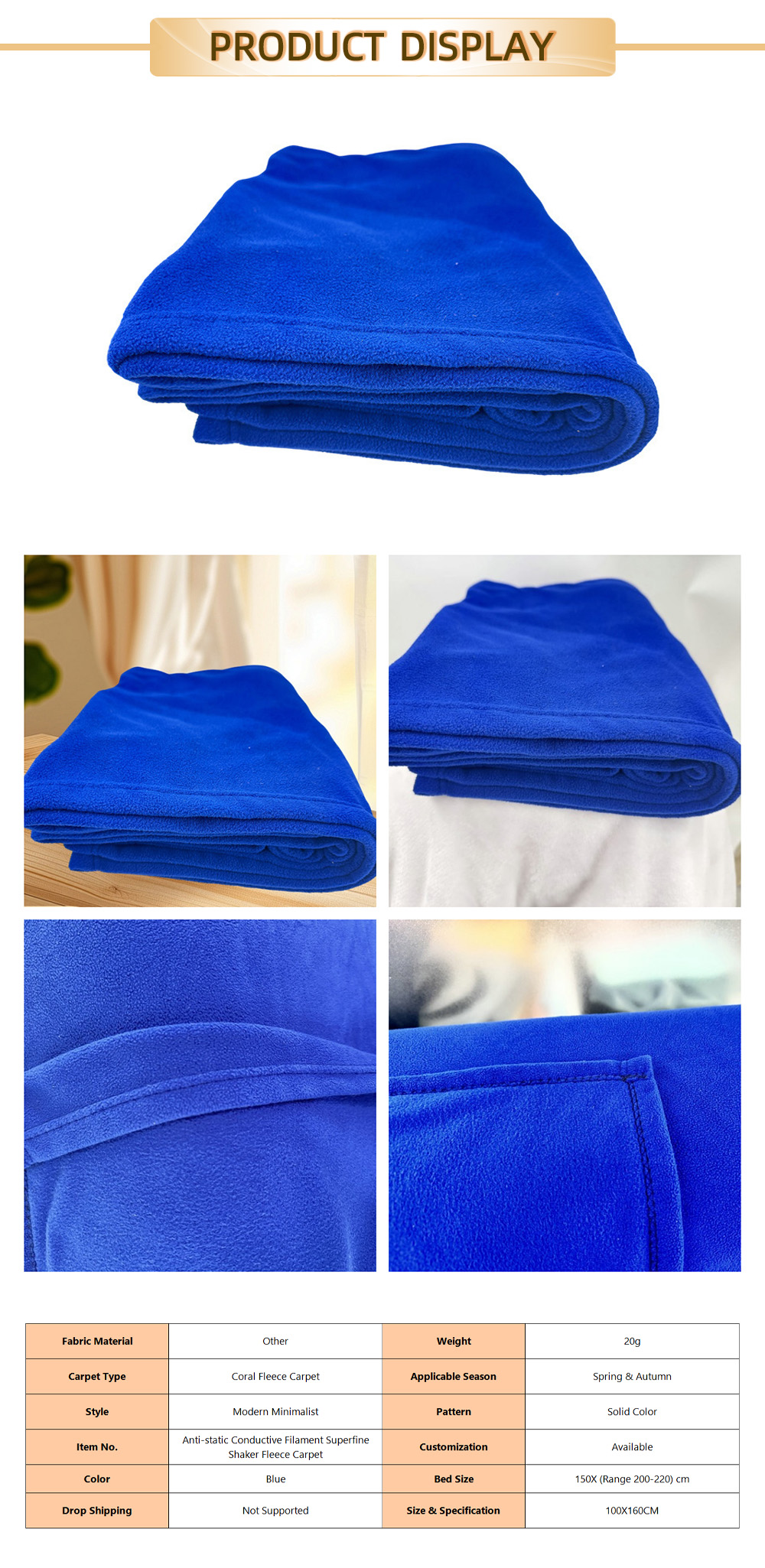 Other velvet blankets 10-1-X