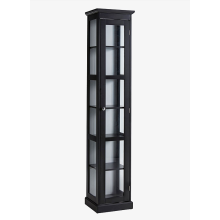 Curio Cabinet Display Glass Cabinet Tall Bookcase